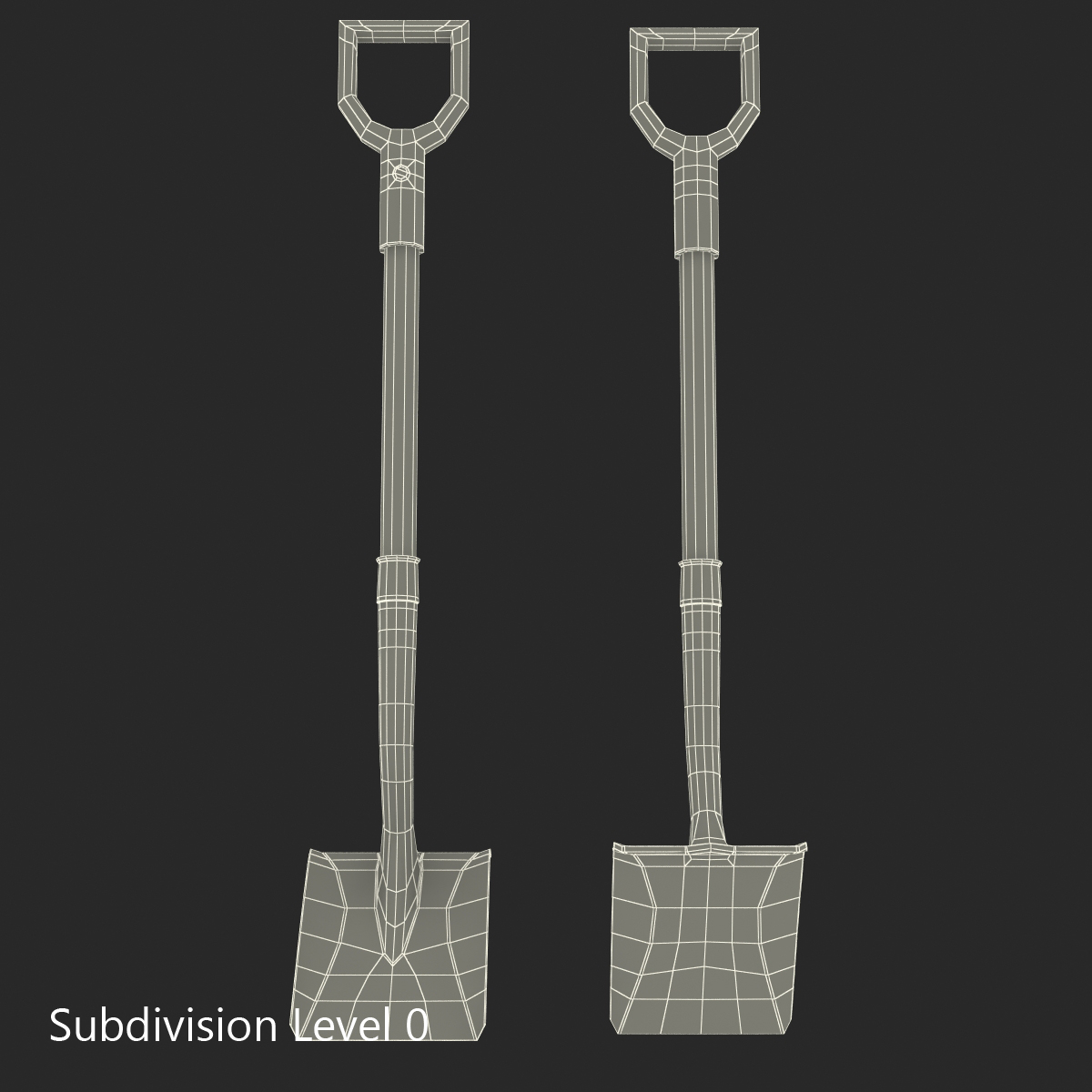 3D model Shovel 2