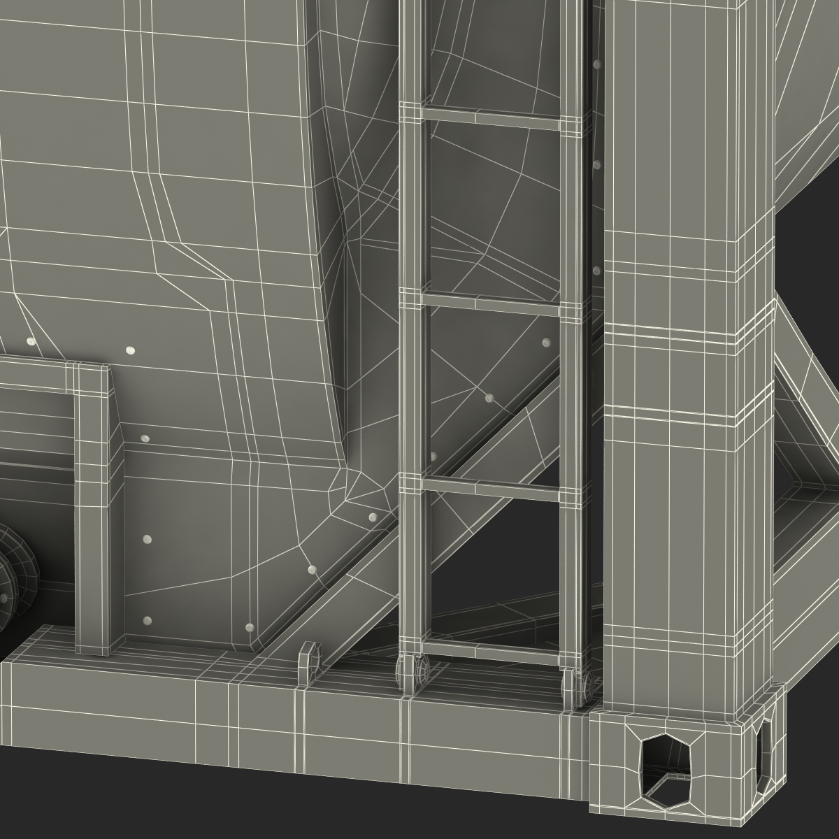 3D ISO Tank Container model