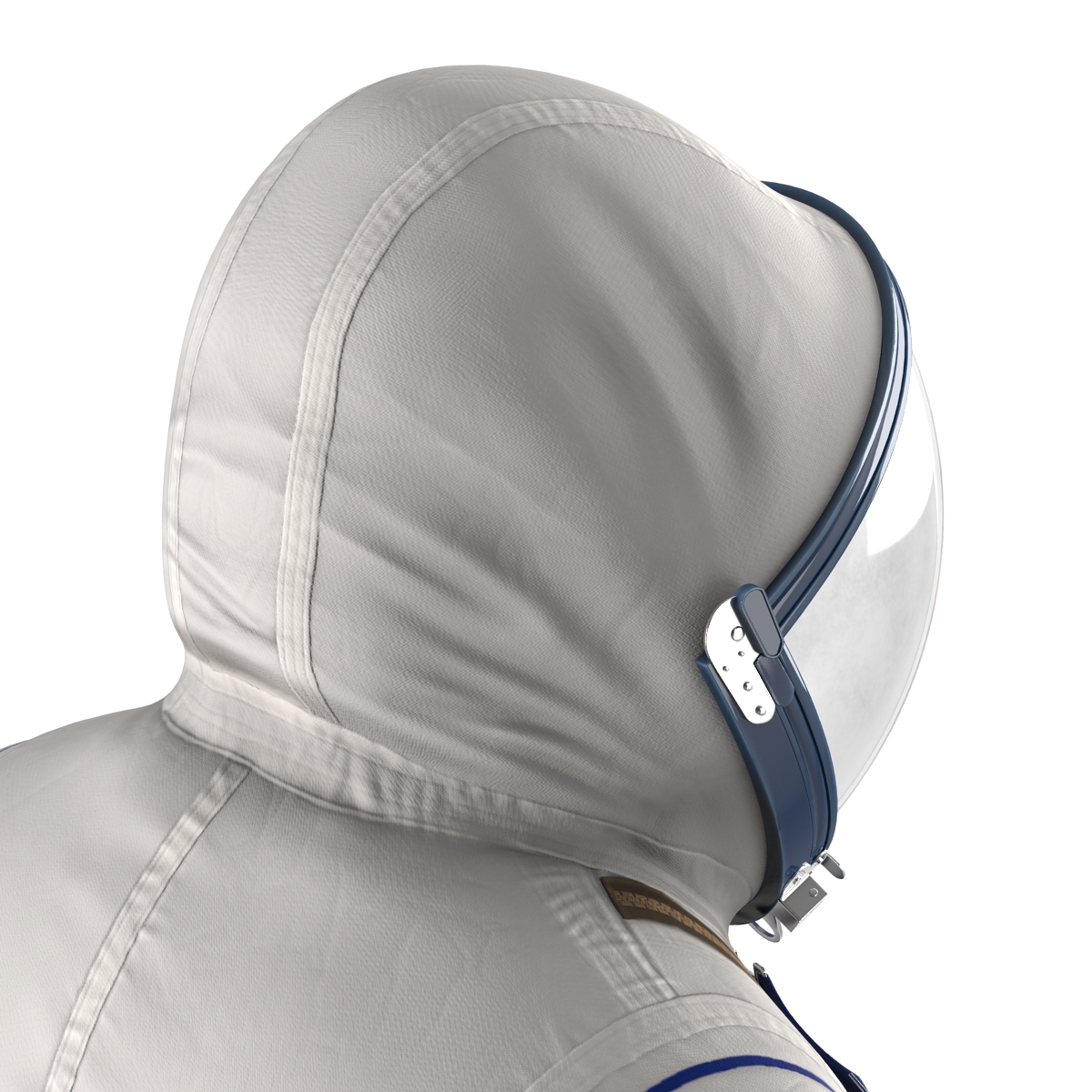 3D model Russian Astronaut Wearing Space Suit Sokol KV2 Rigged 2