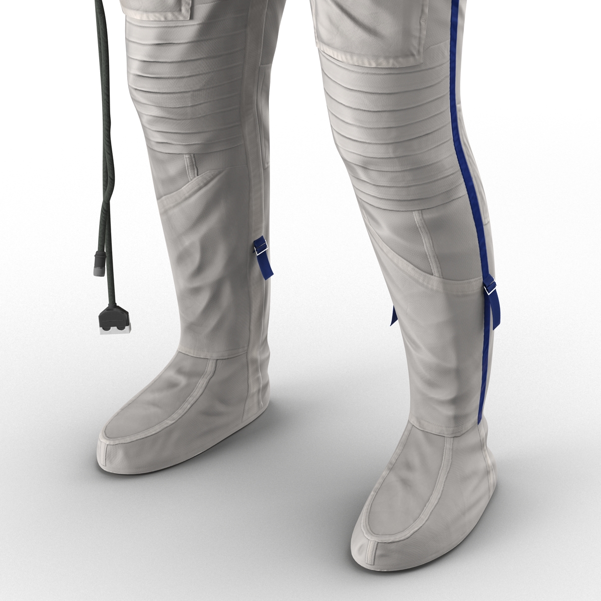 3D model Russian Astronaut Wearing Space Suit Sokol KV2 Rigged 2