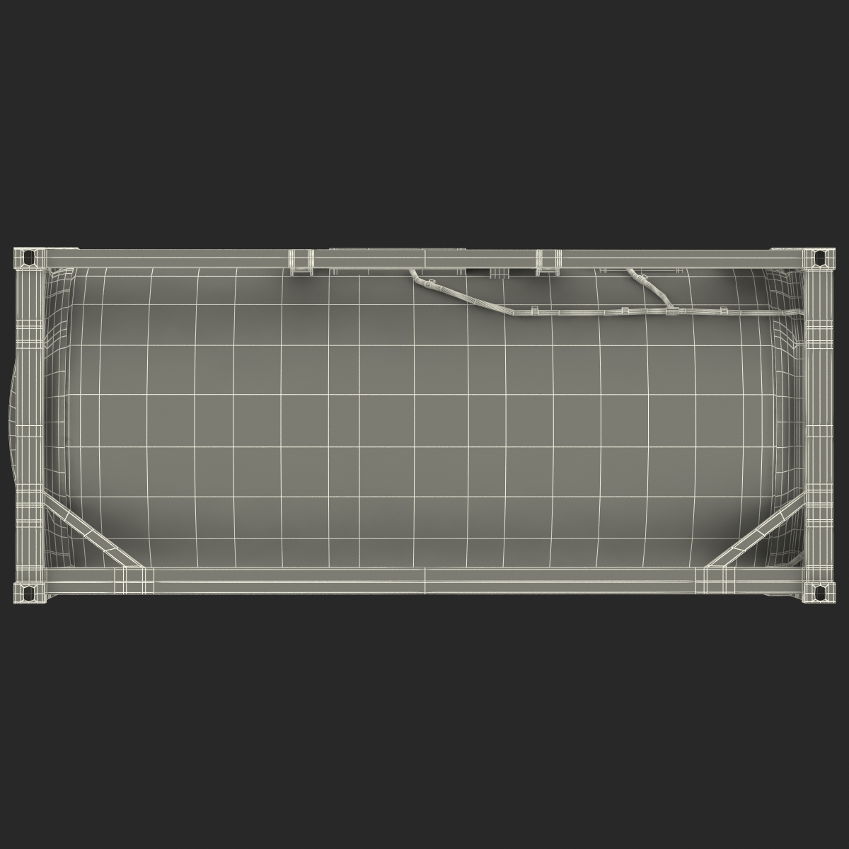 3D ISO Tank Container Generic