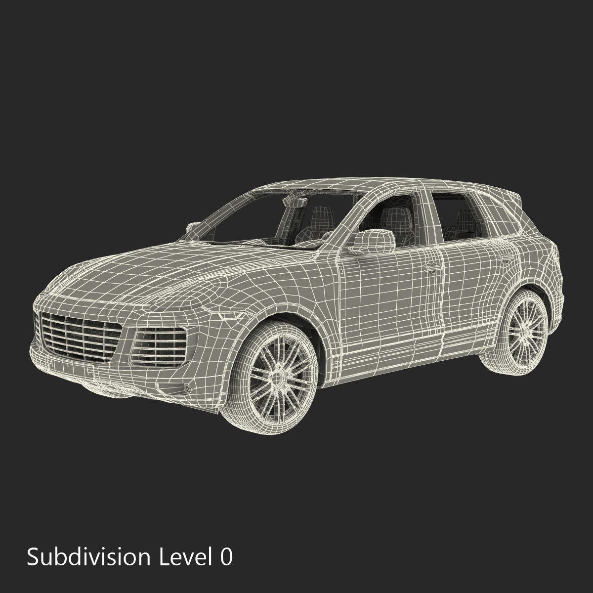 Luxury Crossover Generic 3D model