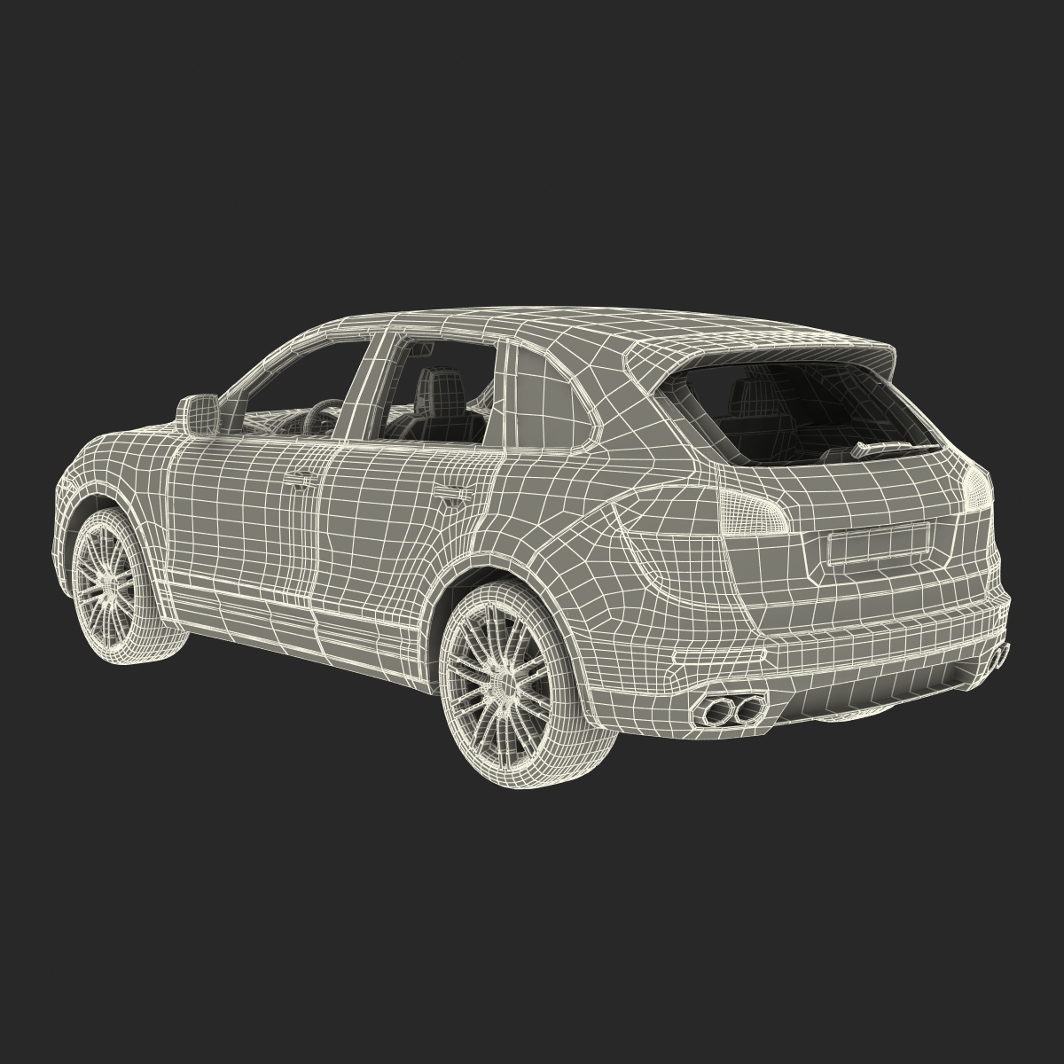 Luxury Crossover Generic 3D model