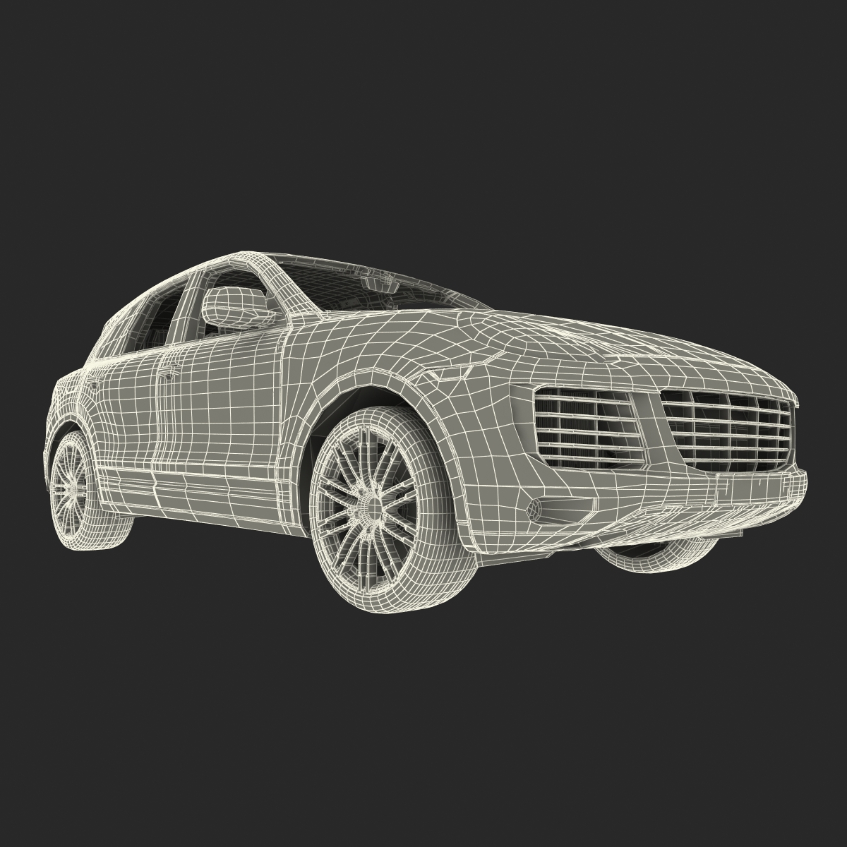 Luxury Crossover Generic 3D model