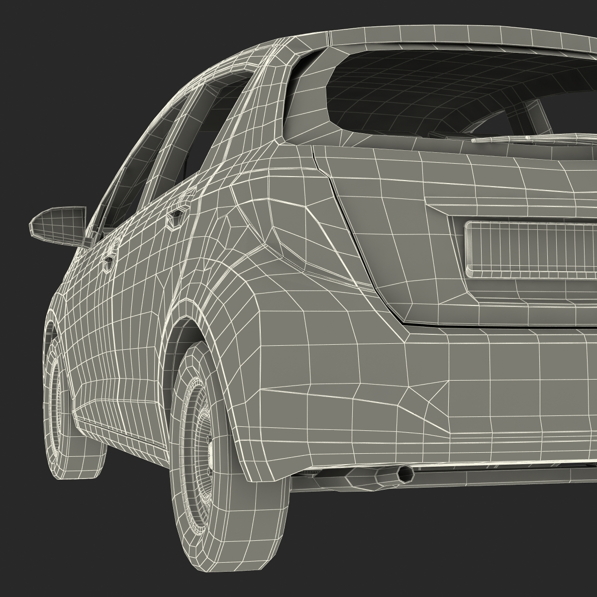 Generic Hatchback 3D