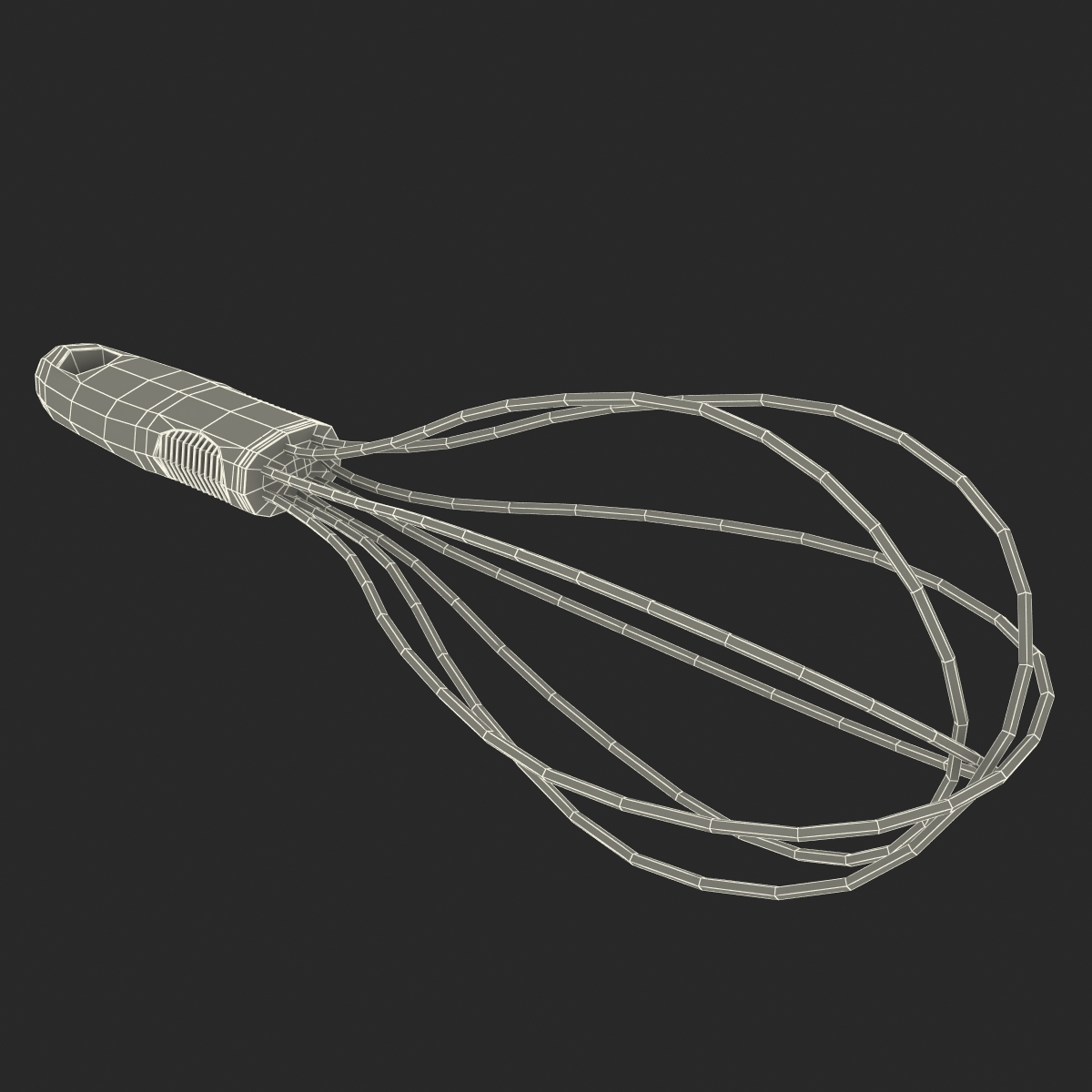 3D Balloon Whisk model