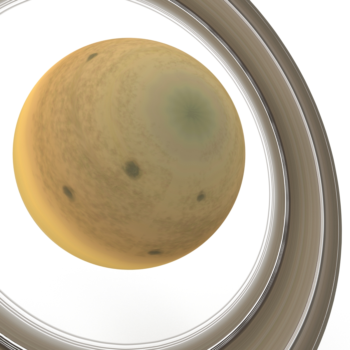 3D Planet Saturn model