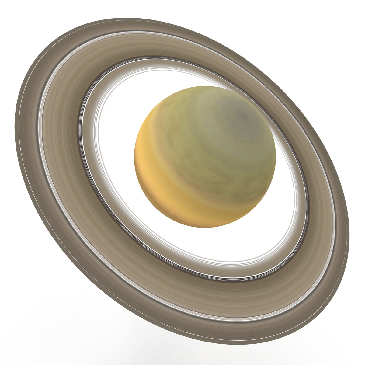 3D Planet Saturn model