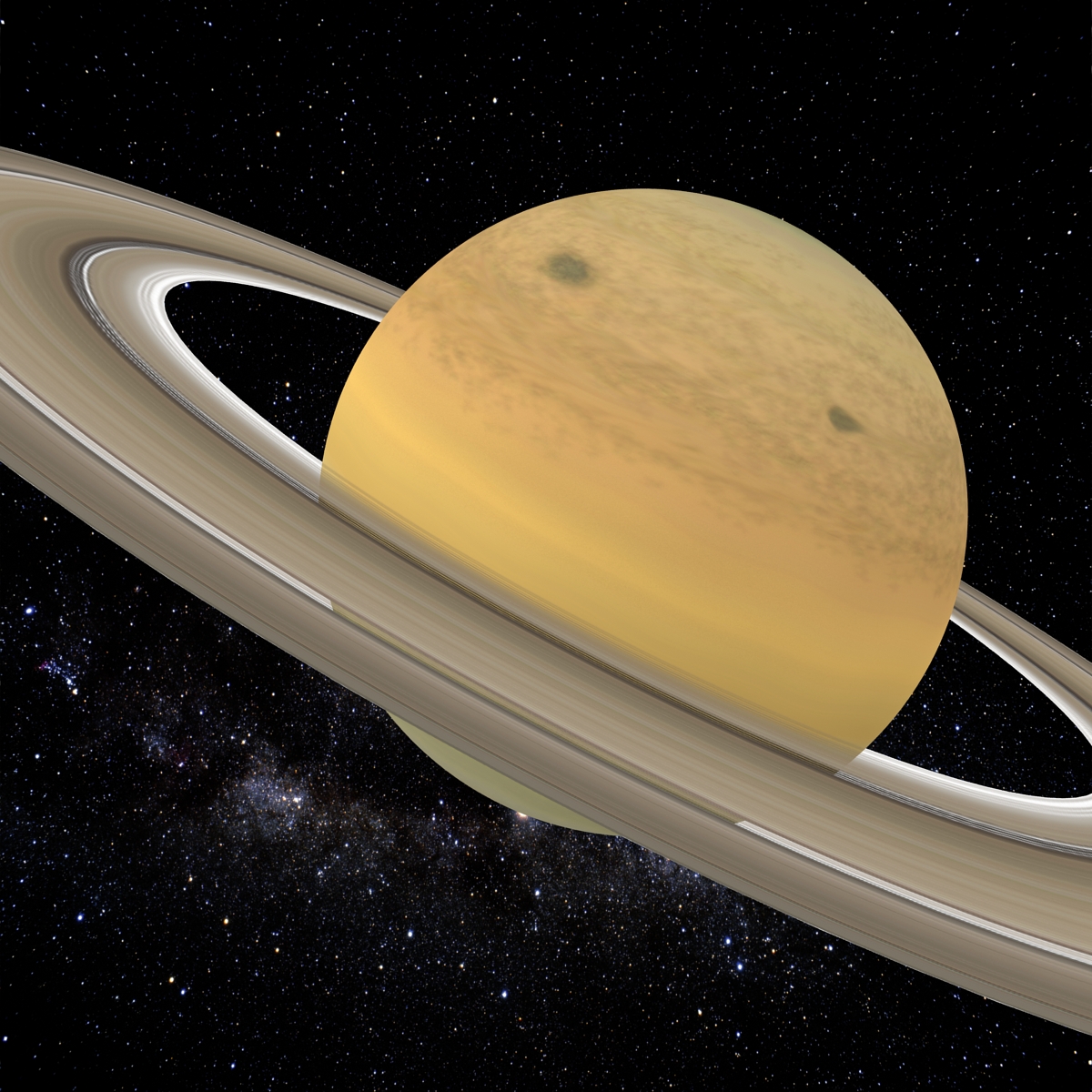 3D Planet Saturn model