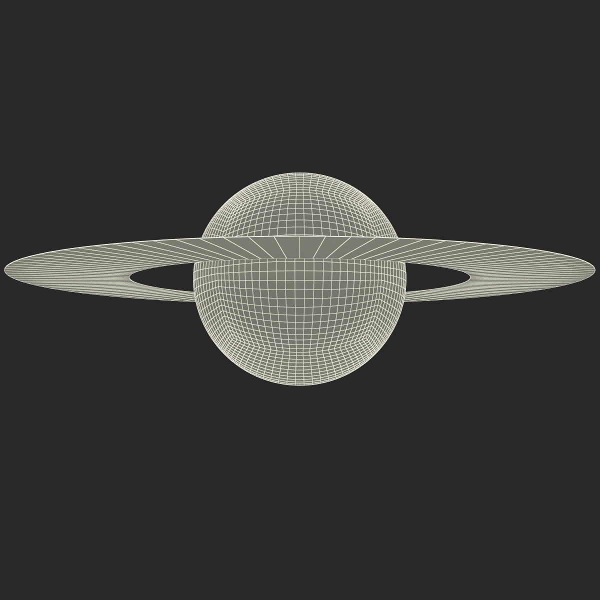 3D Planet Saturn model