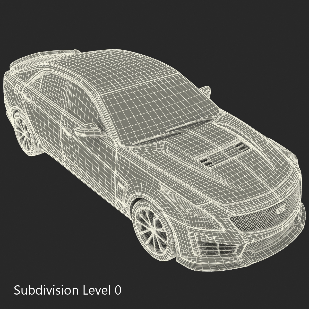 Cadillac CTS-V 2016 3D model