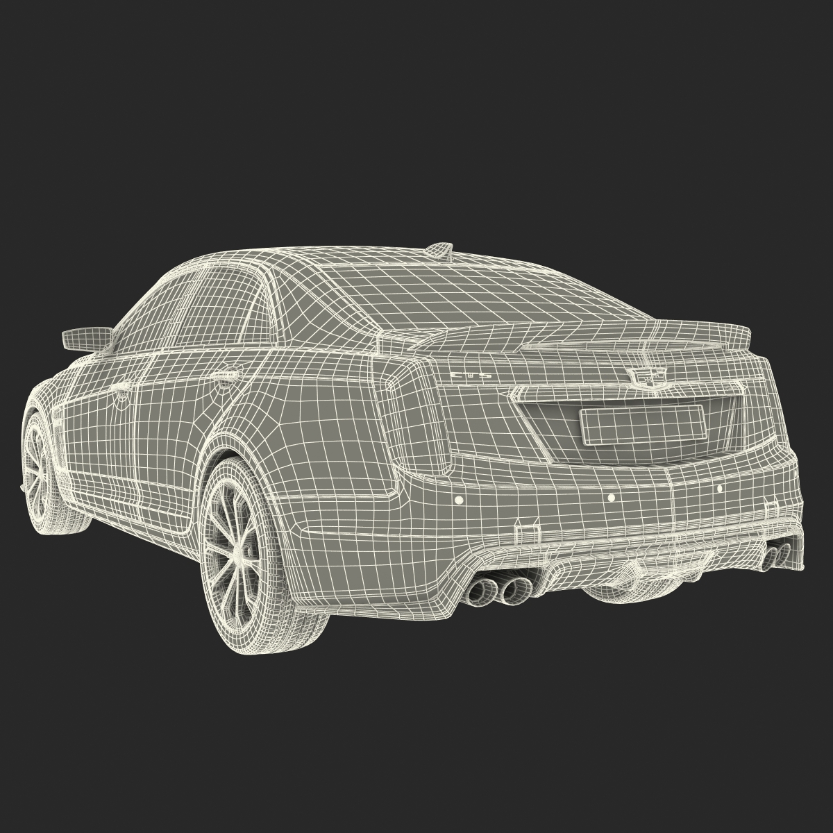 Cadillac CTS-V 2016 3D model