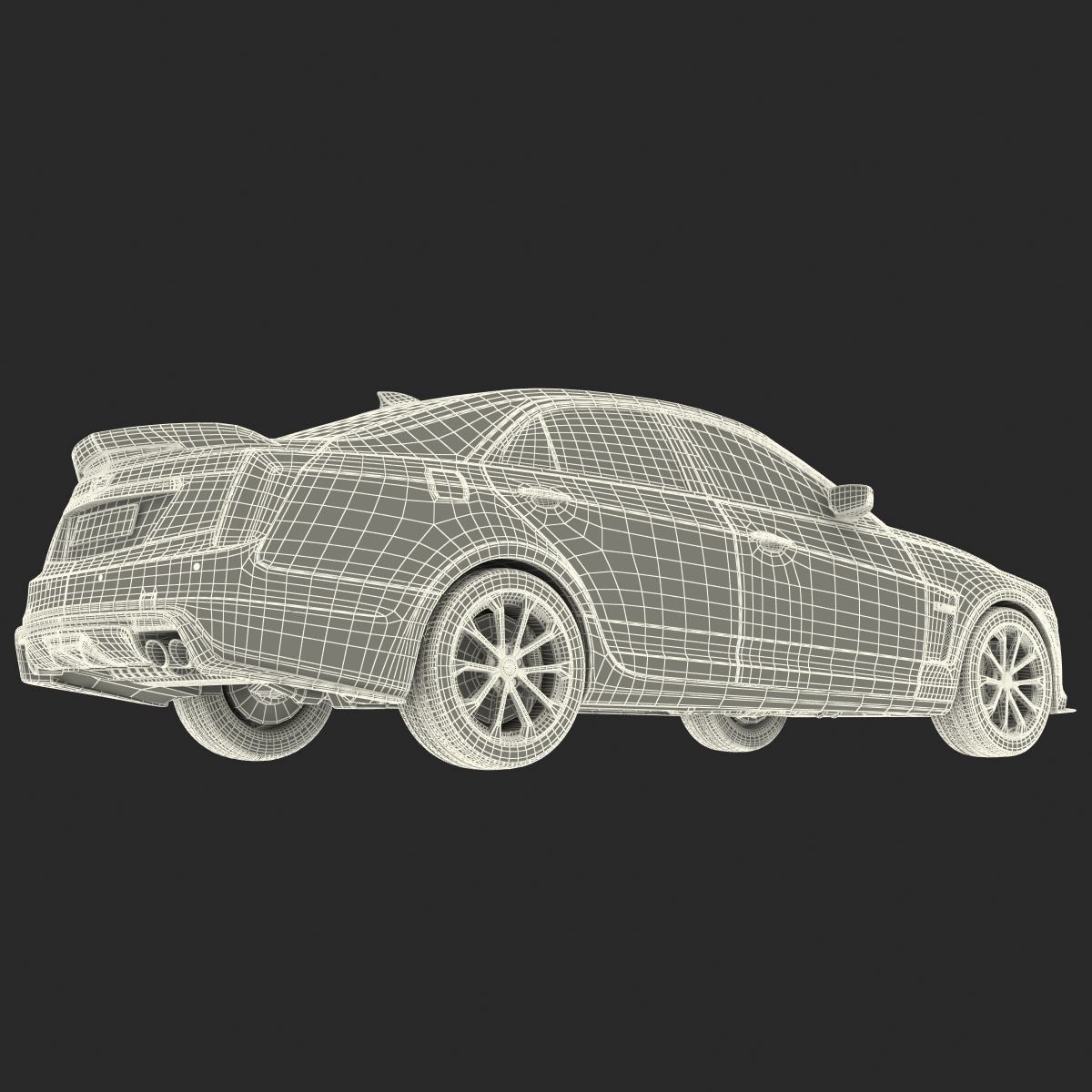 Cadillac CTS-V 2016 3D model