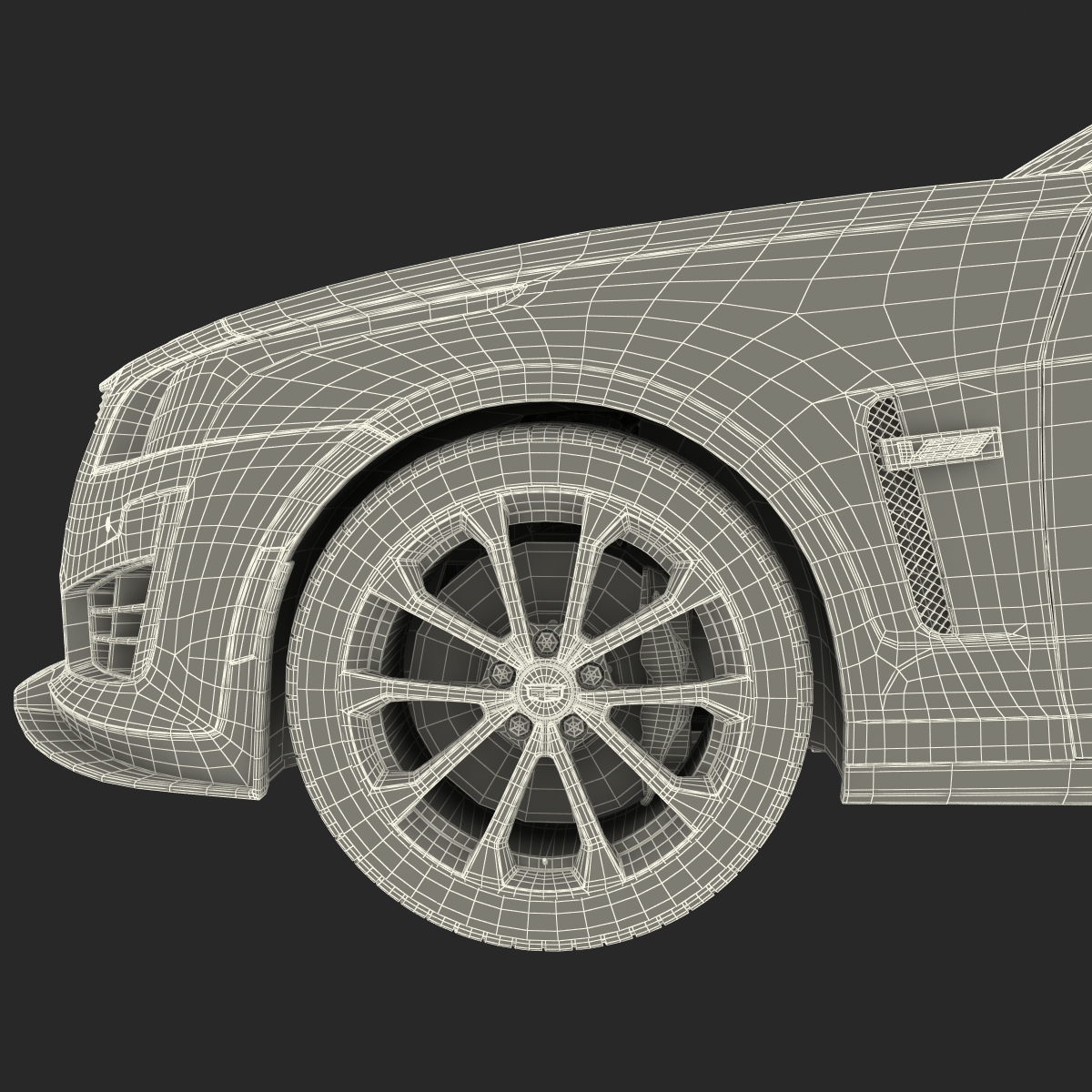 Cadillac CTS-V 2016 3D model