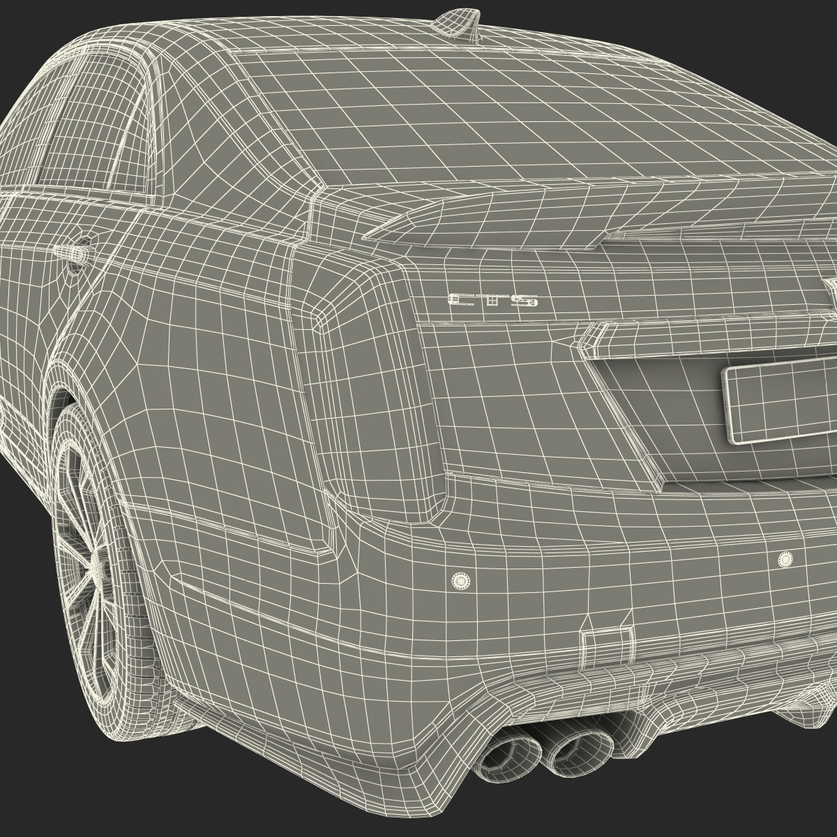 Cadillac CTS-V 2016 3D model