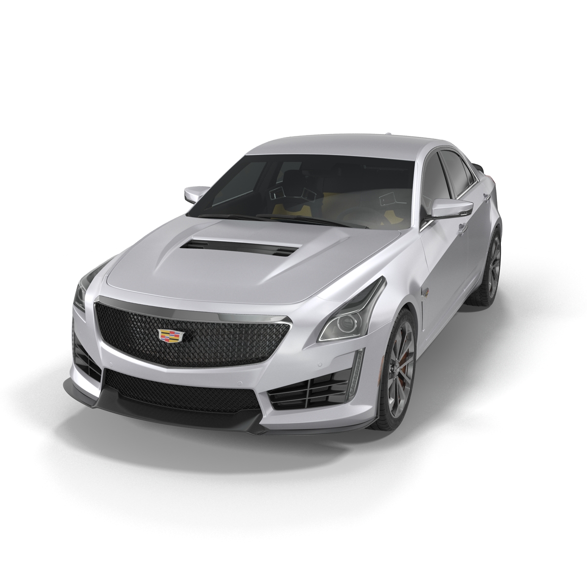 3D Cadillac CTS-V 2016 Rigged