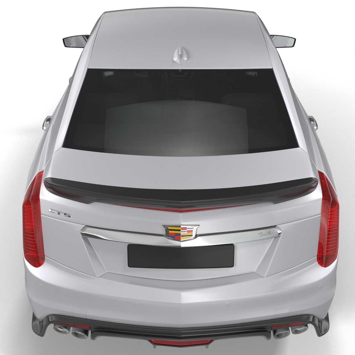 3D Cadillac CTS-V 2016 Rigged