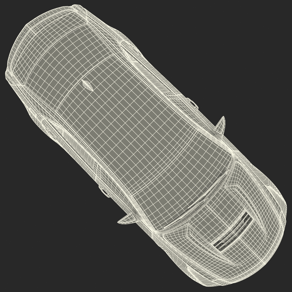 3D Cadillac CTS-V 2016 Rigged