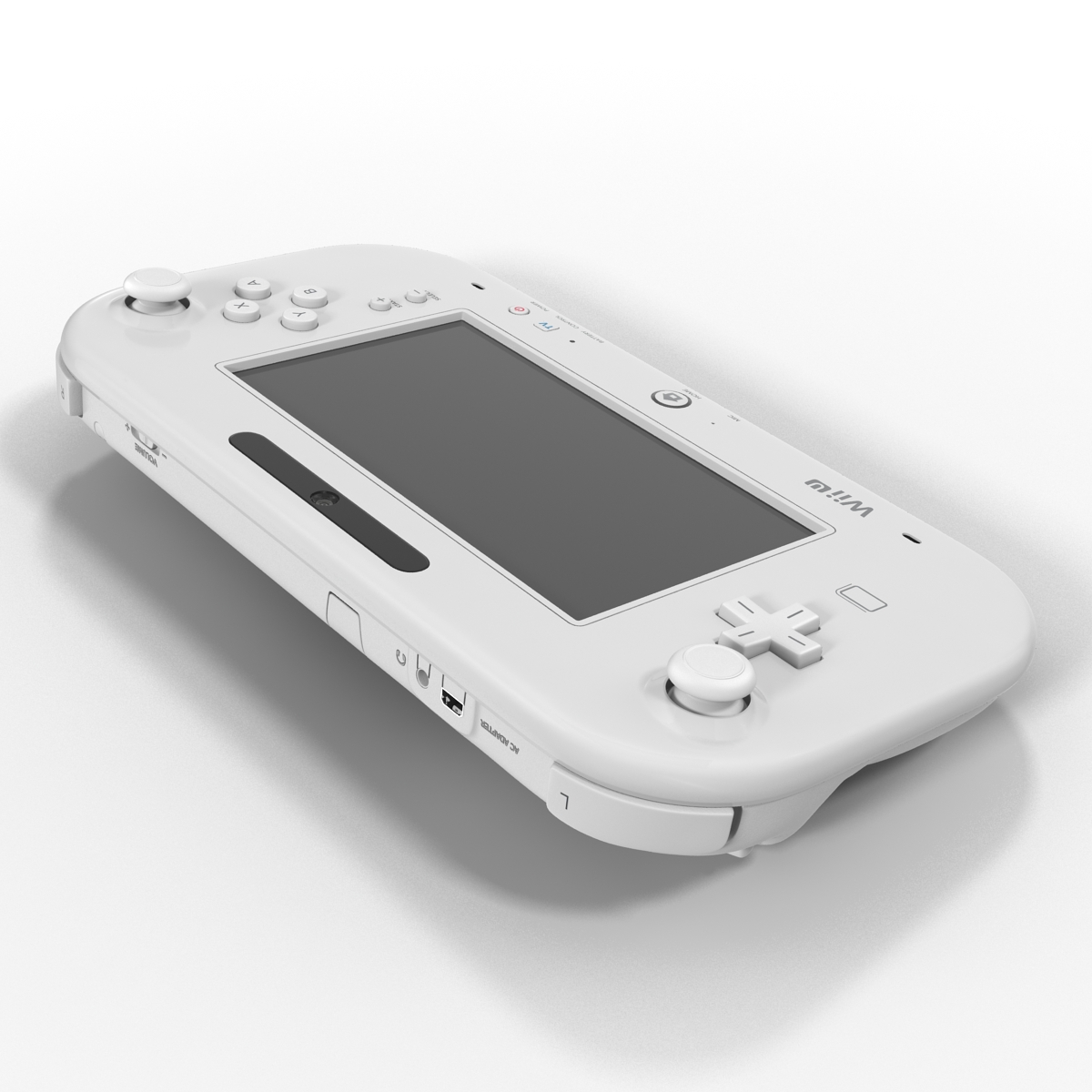 Nintendo Wii U Set White 3D model