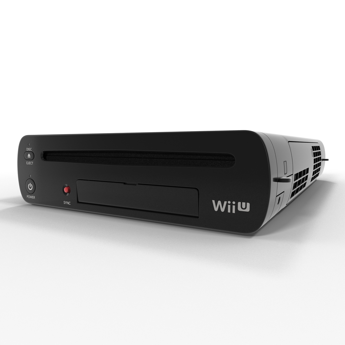 Nintendo Wii U Set Black 3D model