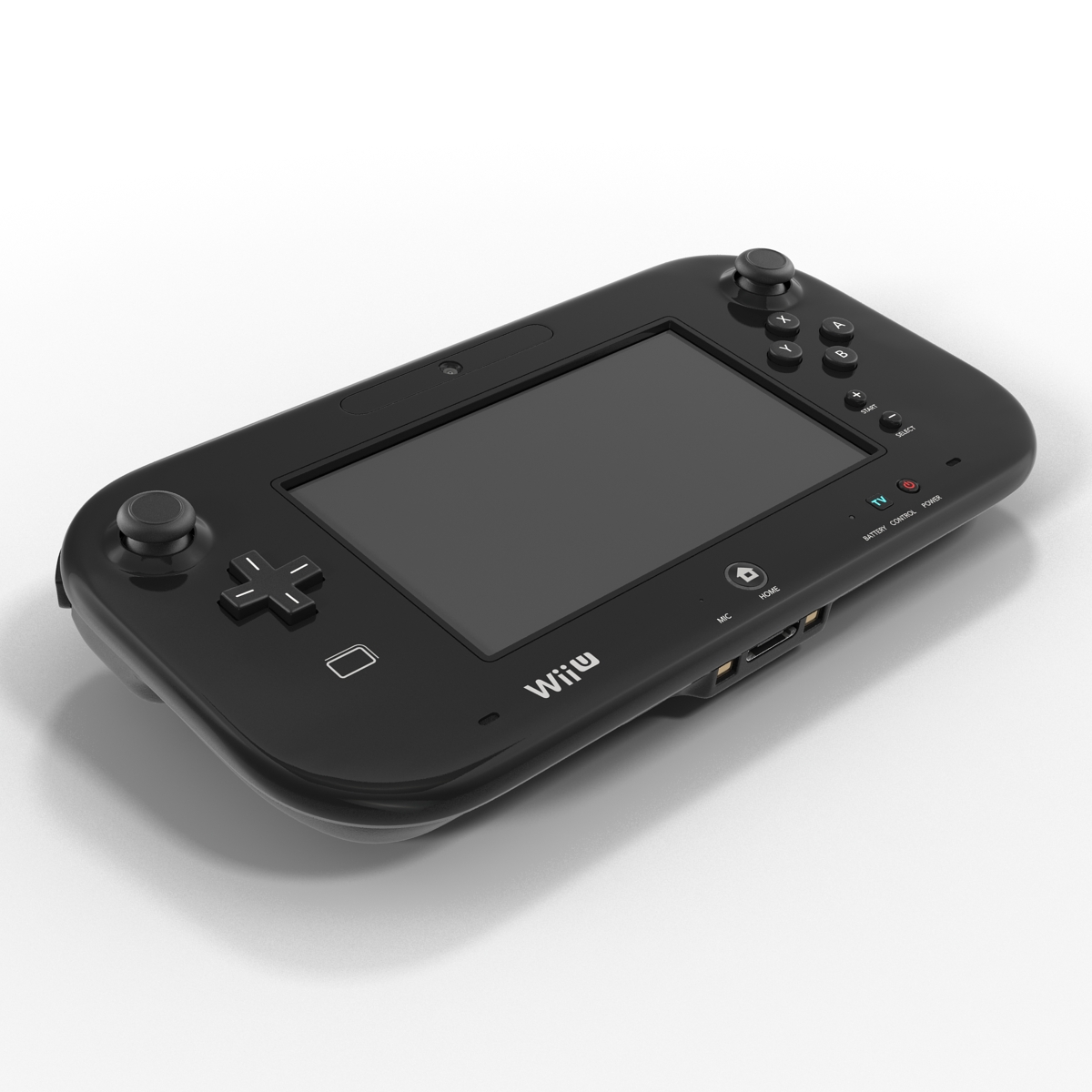 Nintendo Wii U Set Black 3D model