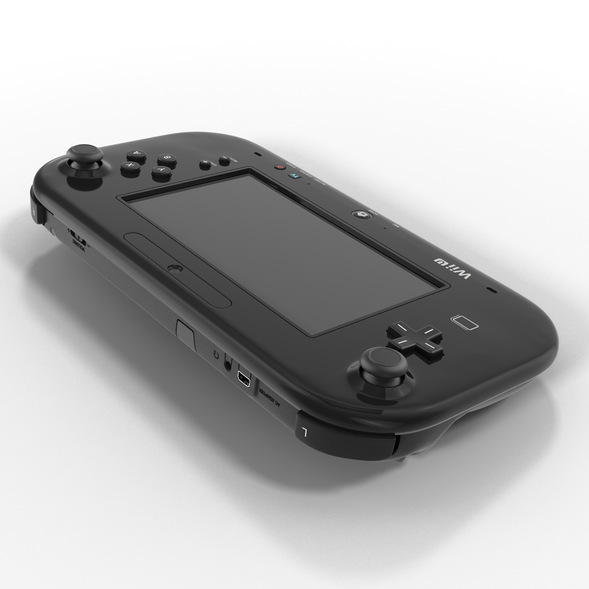 Nintendo Wii U Set Black 3D model