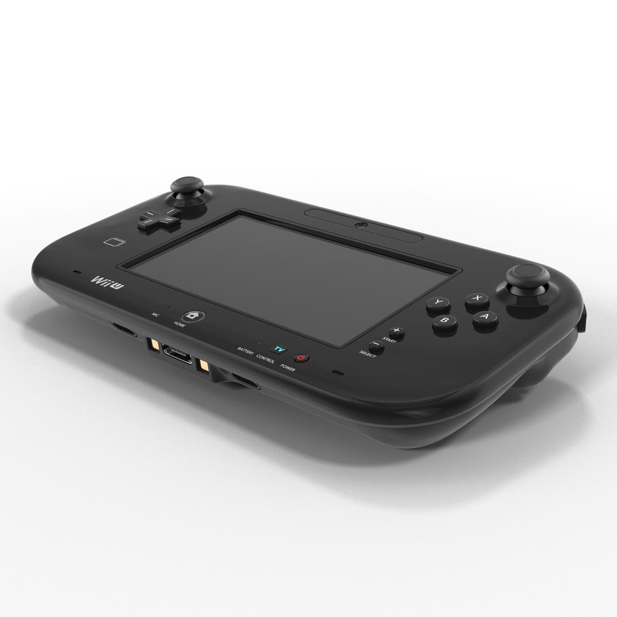 Nintendo Wii U Set Black 3D model