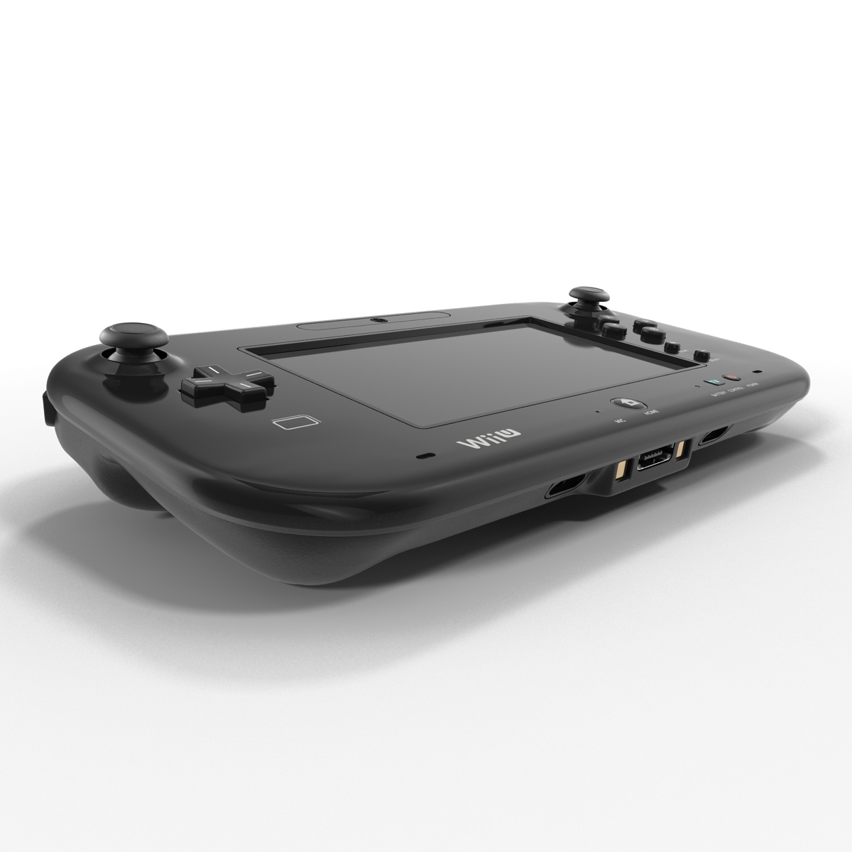 Nintendo Wii U Set Black 3D model