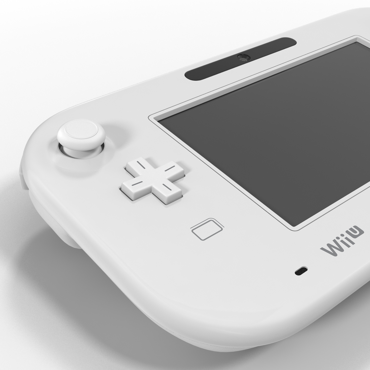 3D Nintendo Wii U Controller White