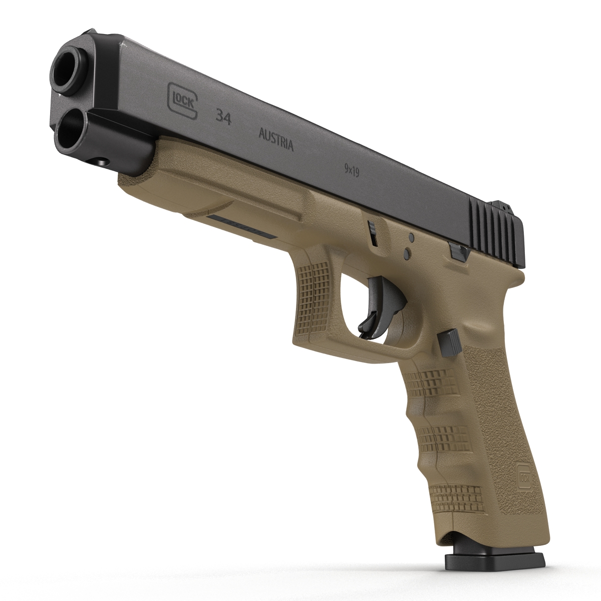 Competition Pistol Glock 34 3D