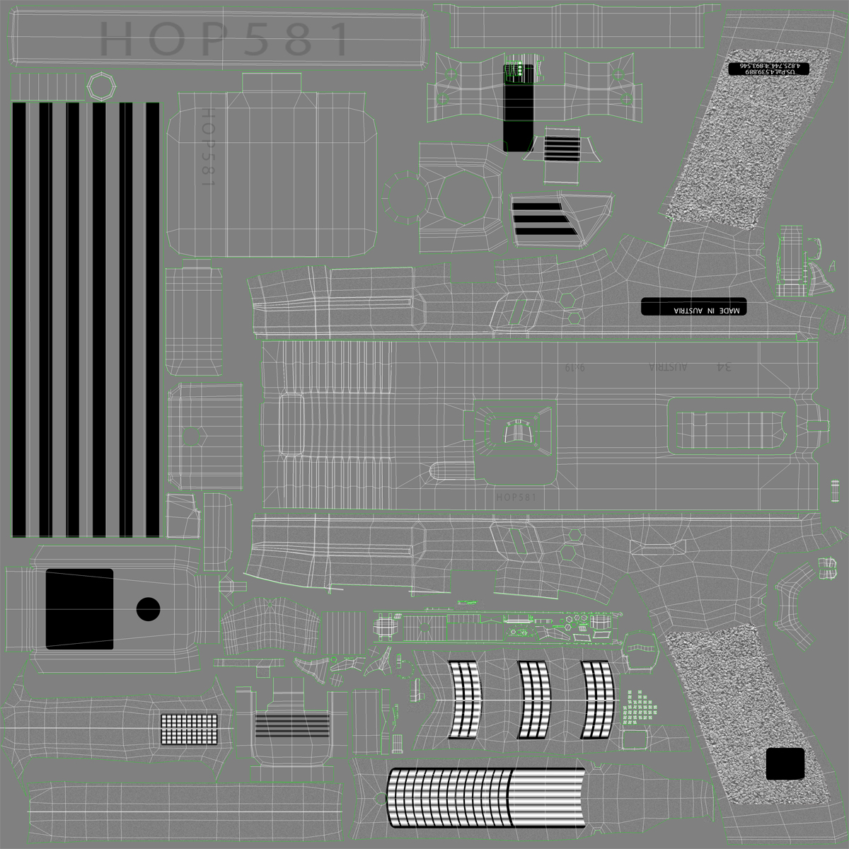 3D Generic Competition Pistol