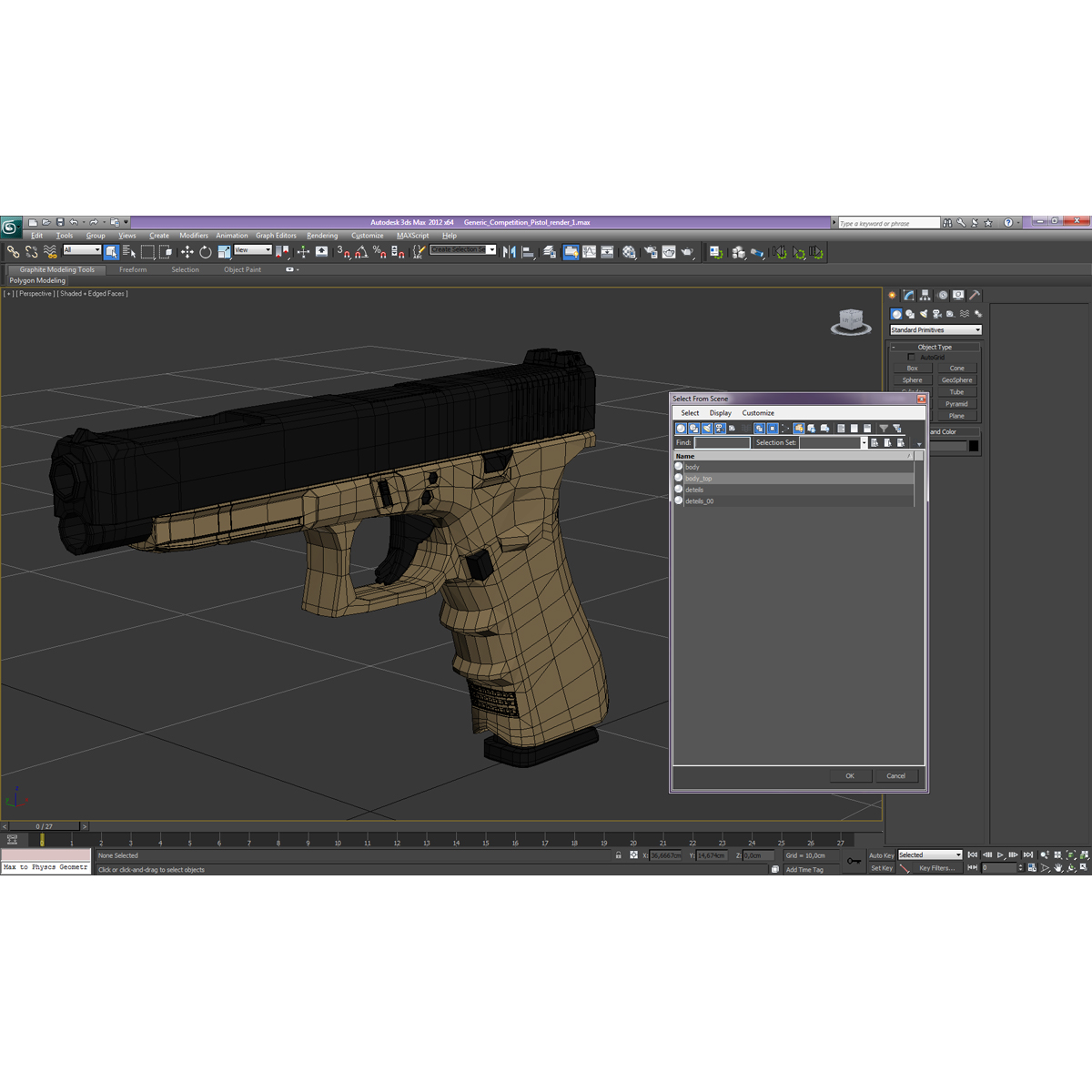 3D Generic Competition Pistol