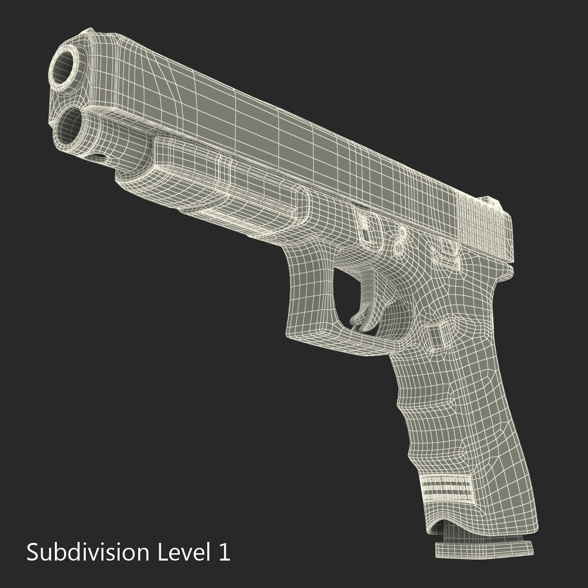 3D Generic Competition Pistol