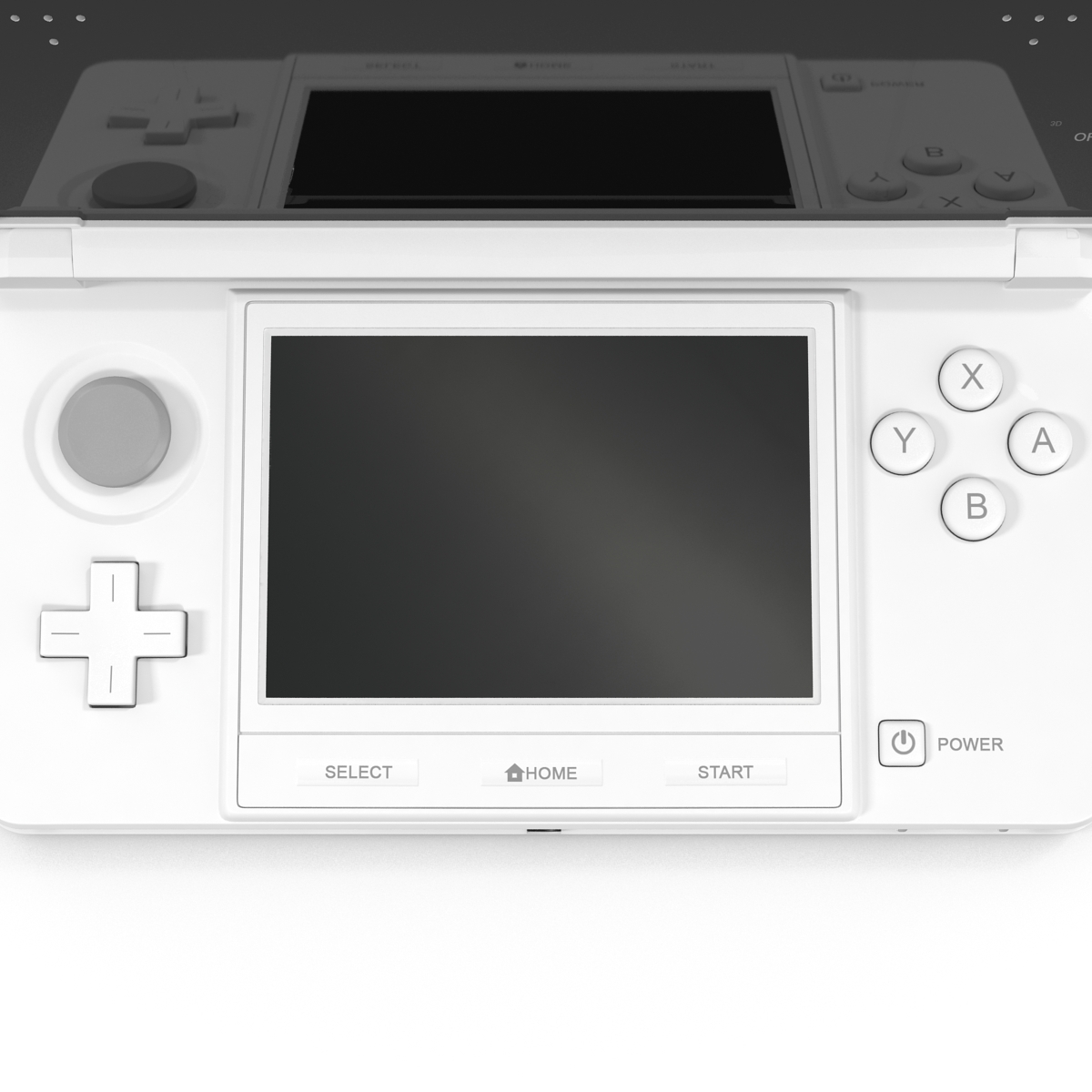 3D Nintendo 3DS White model