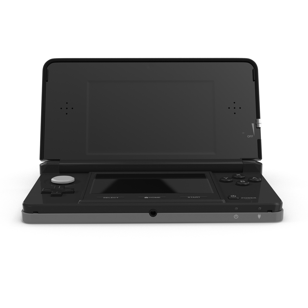 3D Nintendo 3DS Black model