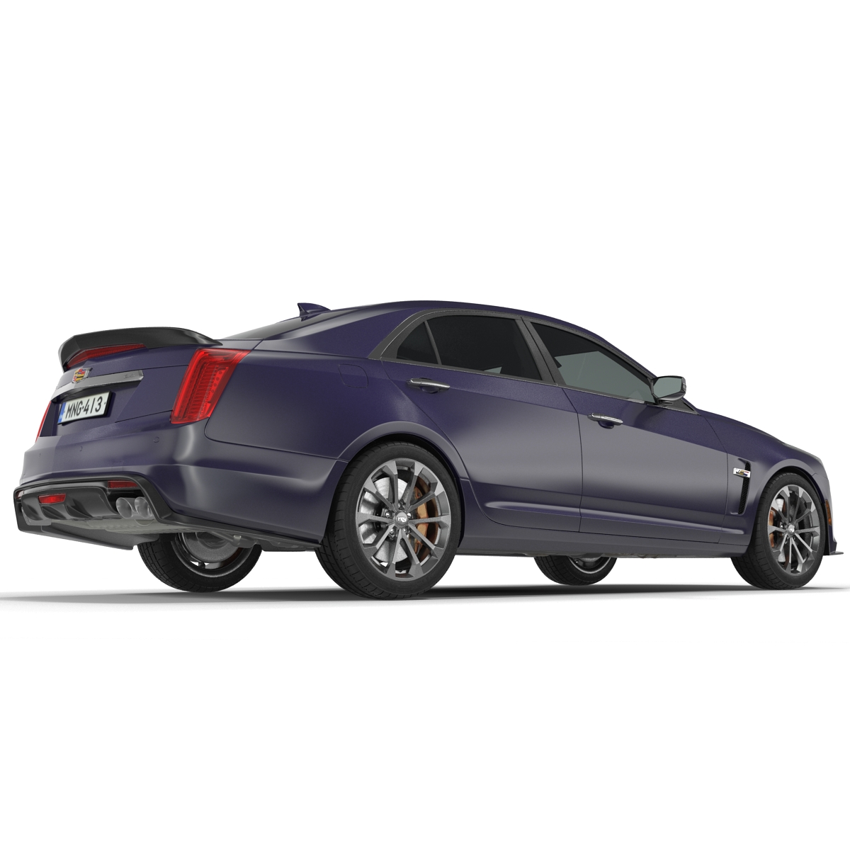 3D model Cadillac CTS-V 2016 Simple Interior