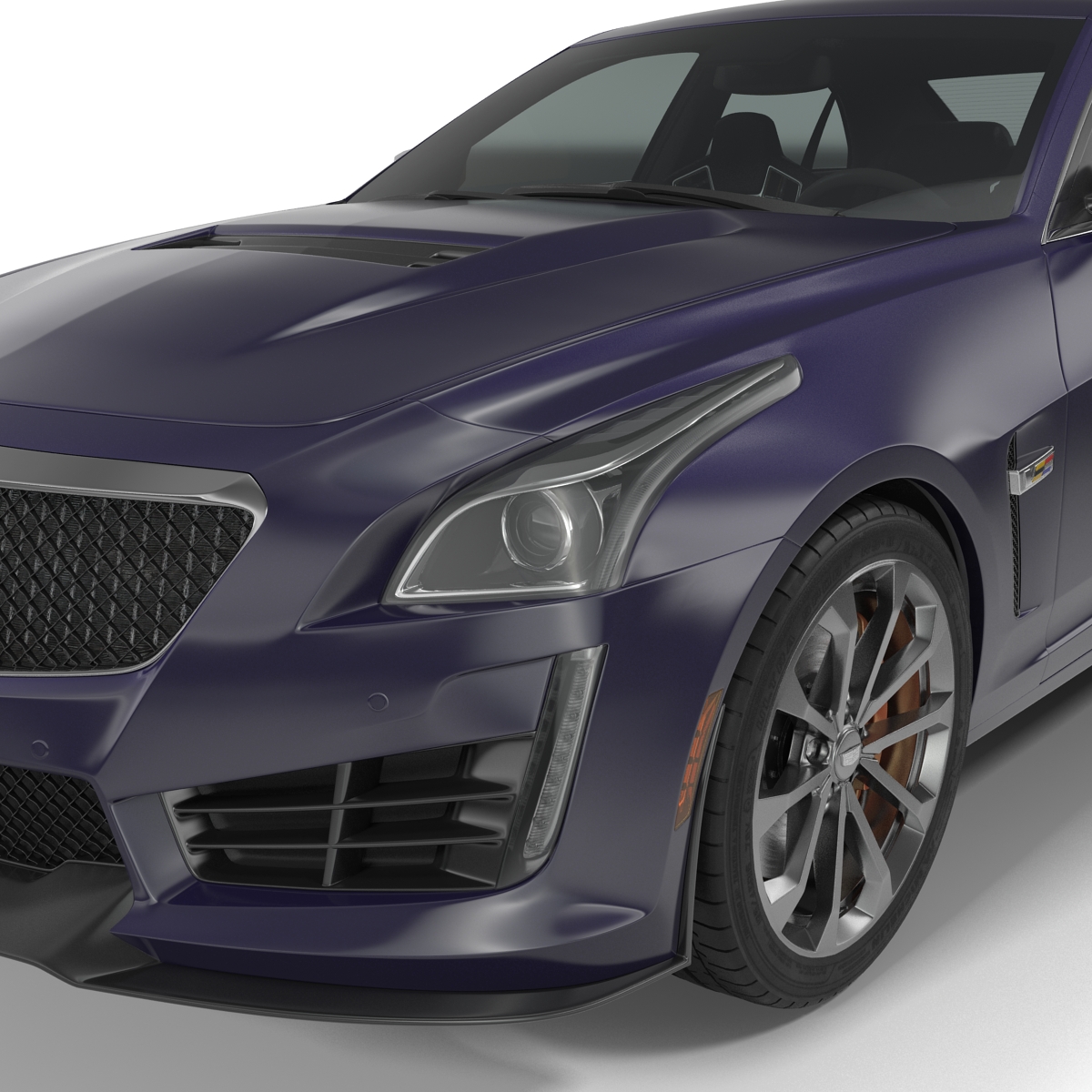 3D model Cadillac CTS-V 2016 Simple Interior