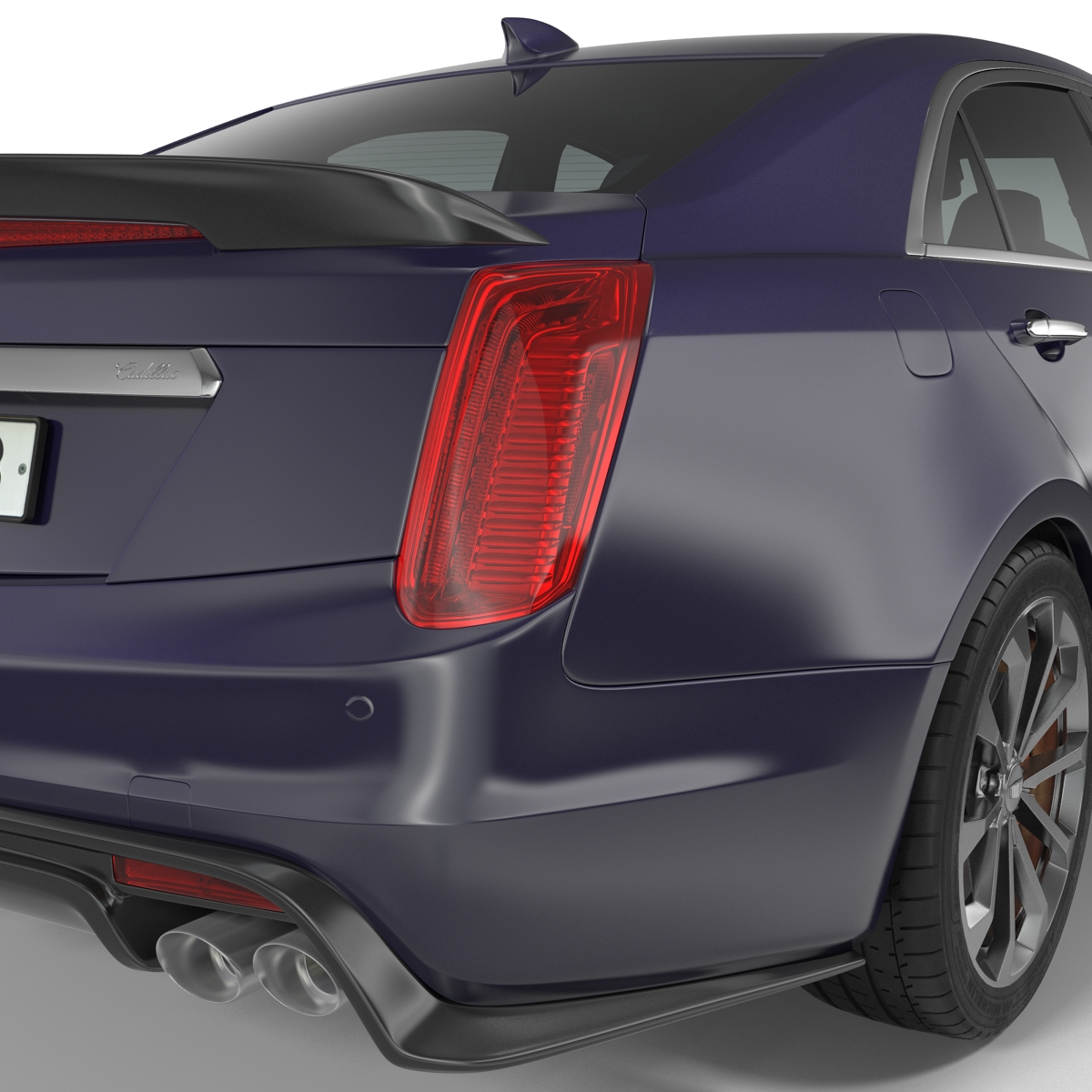 3D model Cadillac CTS-V 2016 Simple Interior