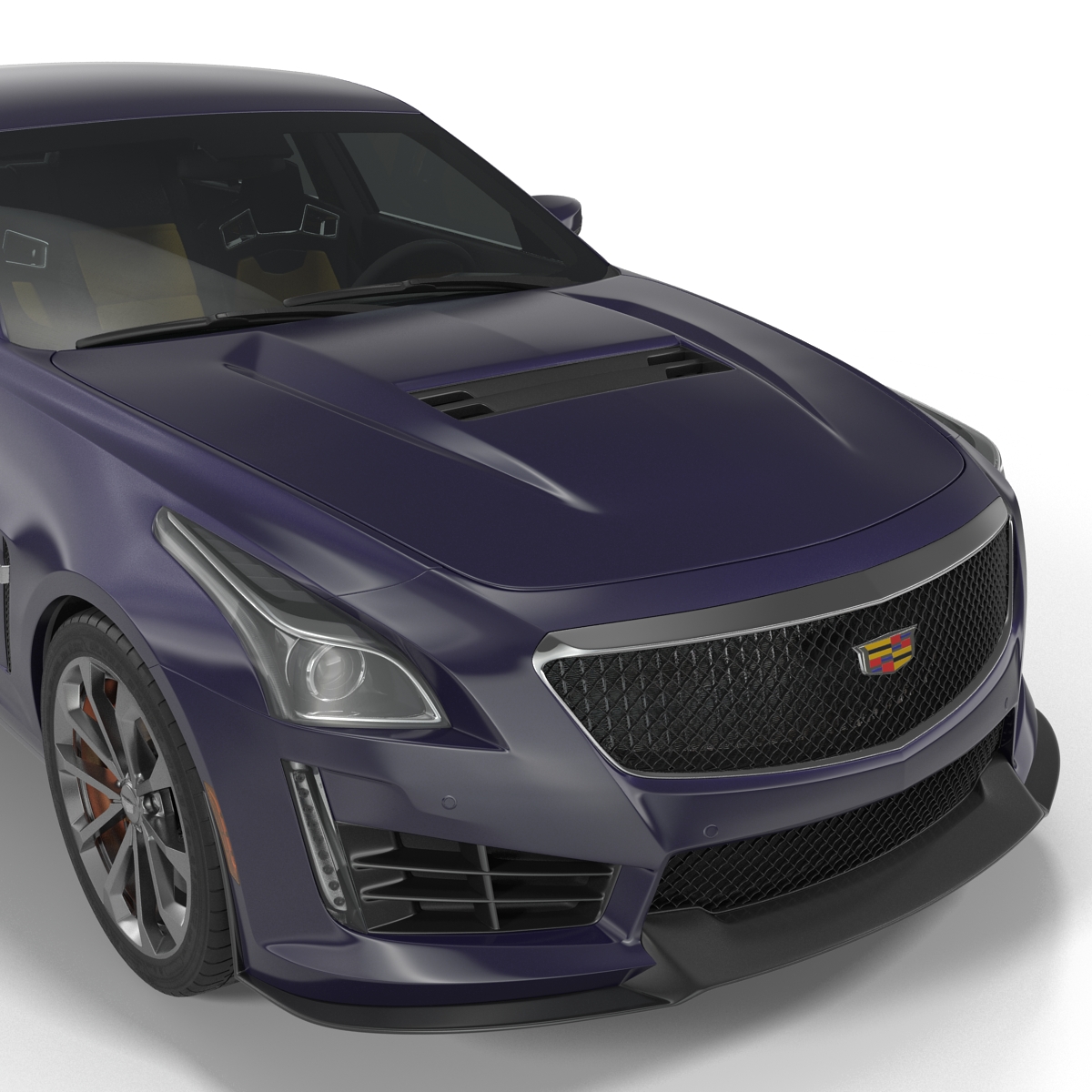 3D model Cadillac CTS-V 2016 Simple Interior