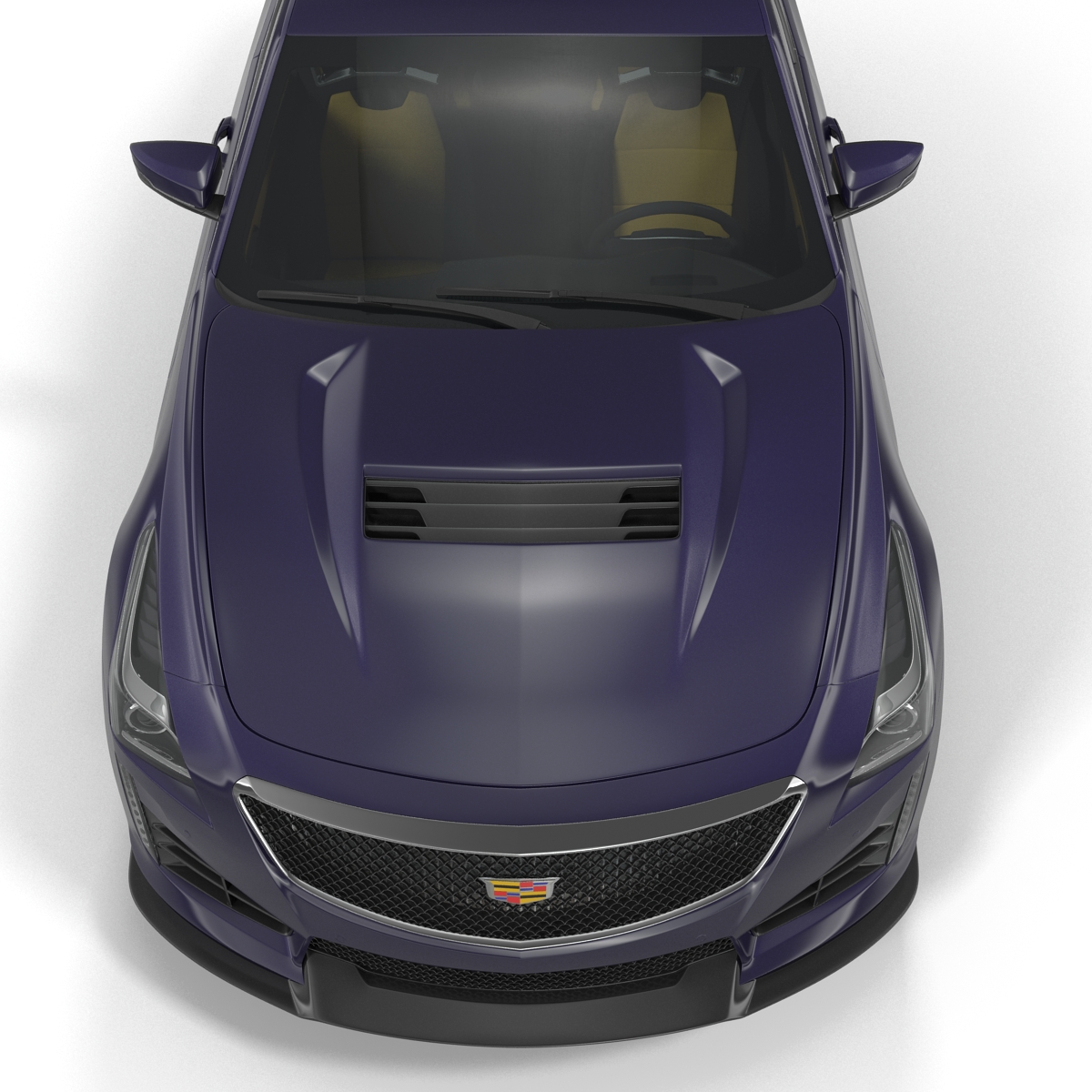 3D model Cadillac CTS-V 2016 Simple Interior