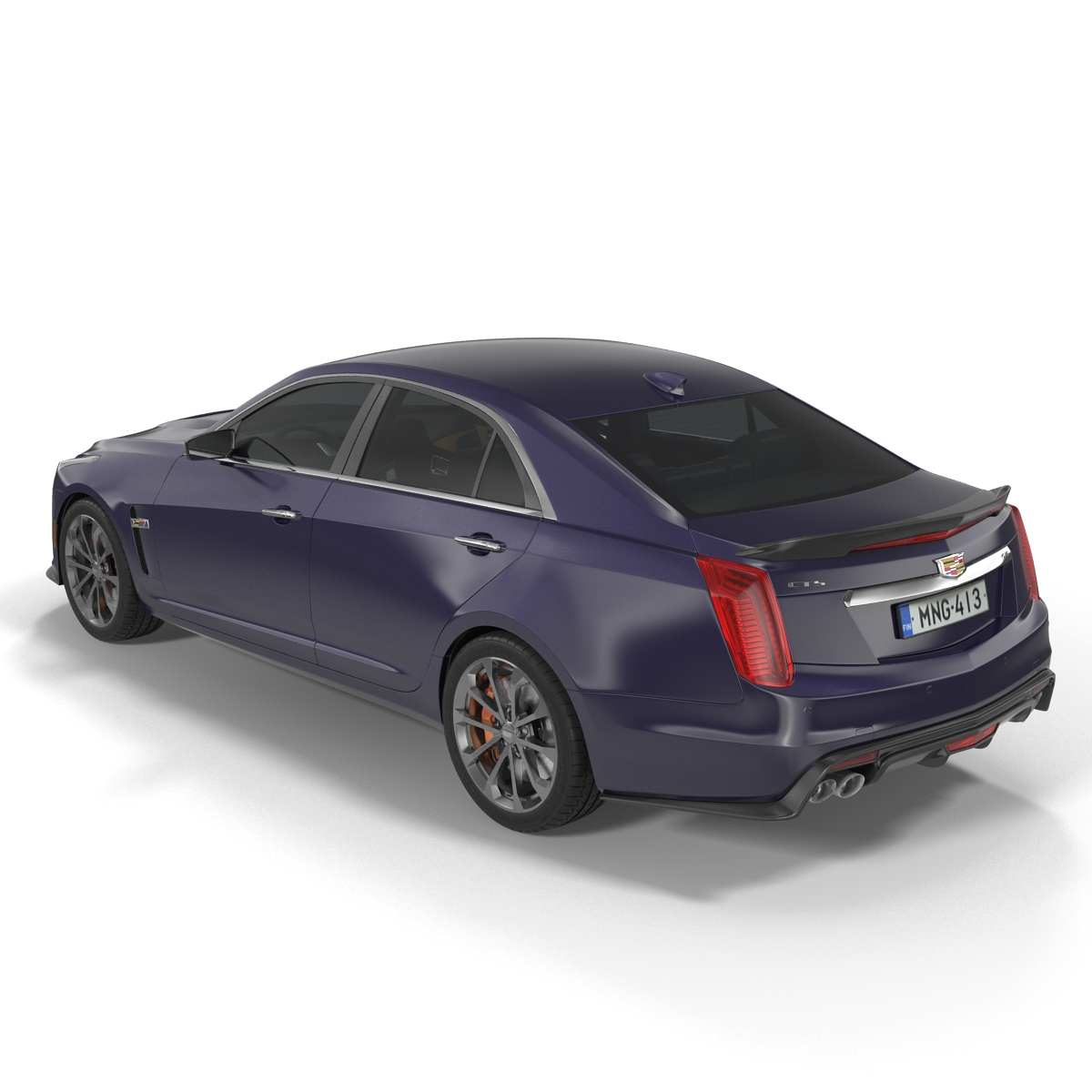 3D model Cadillac CTS-V 2016 Simple Interior