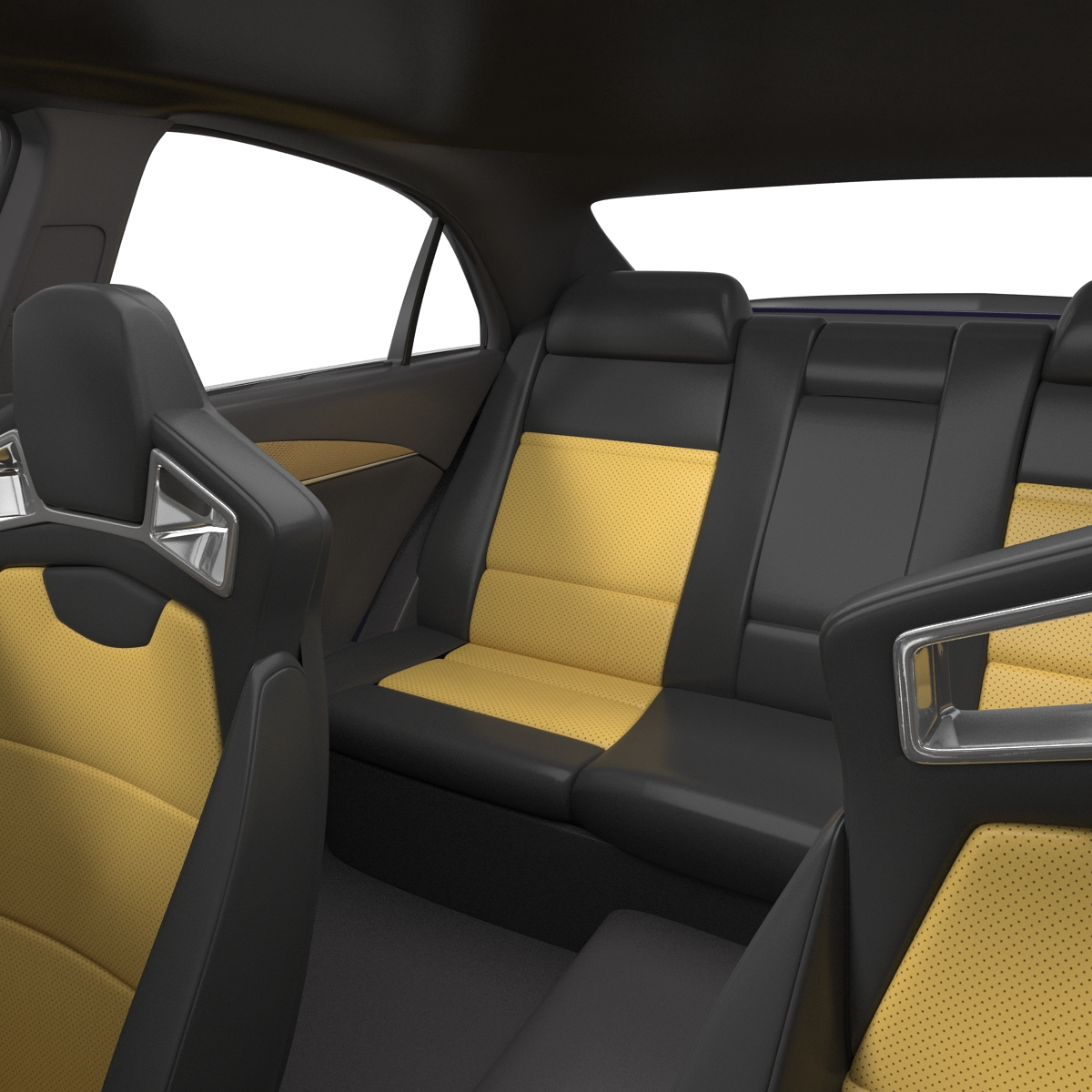 3D model Cadillac CTS-V 2016 Simple Interior