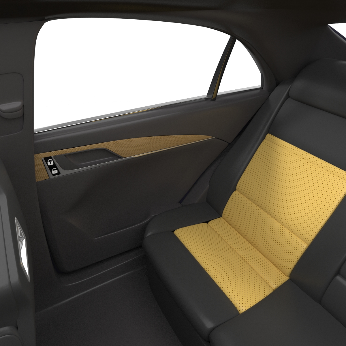 3D model Cadillac CTS-V 2016 Simple Interior