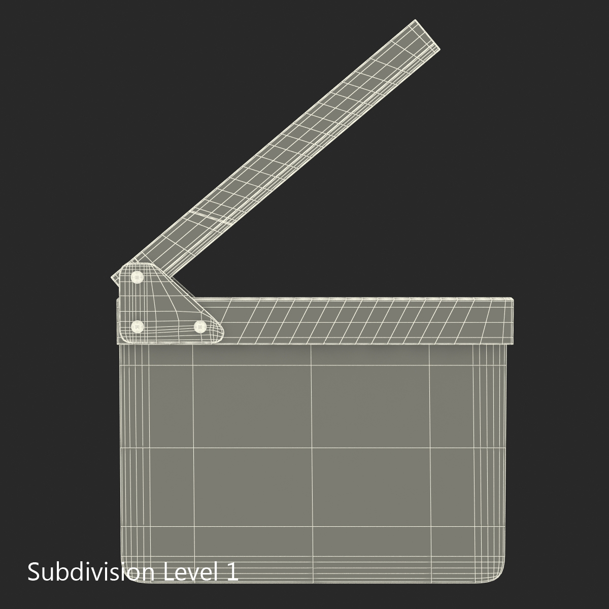 Clapboard 3D model