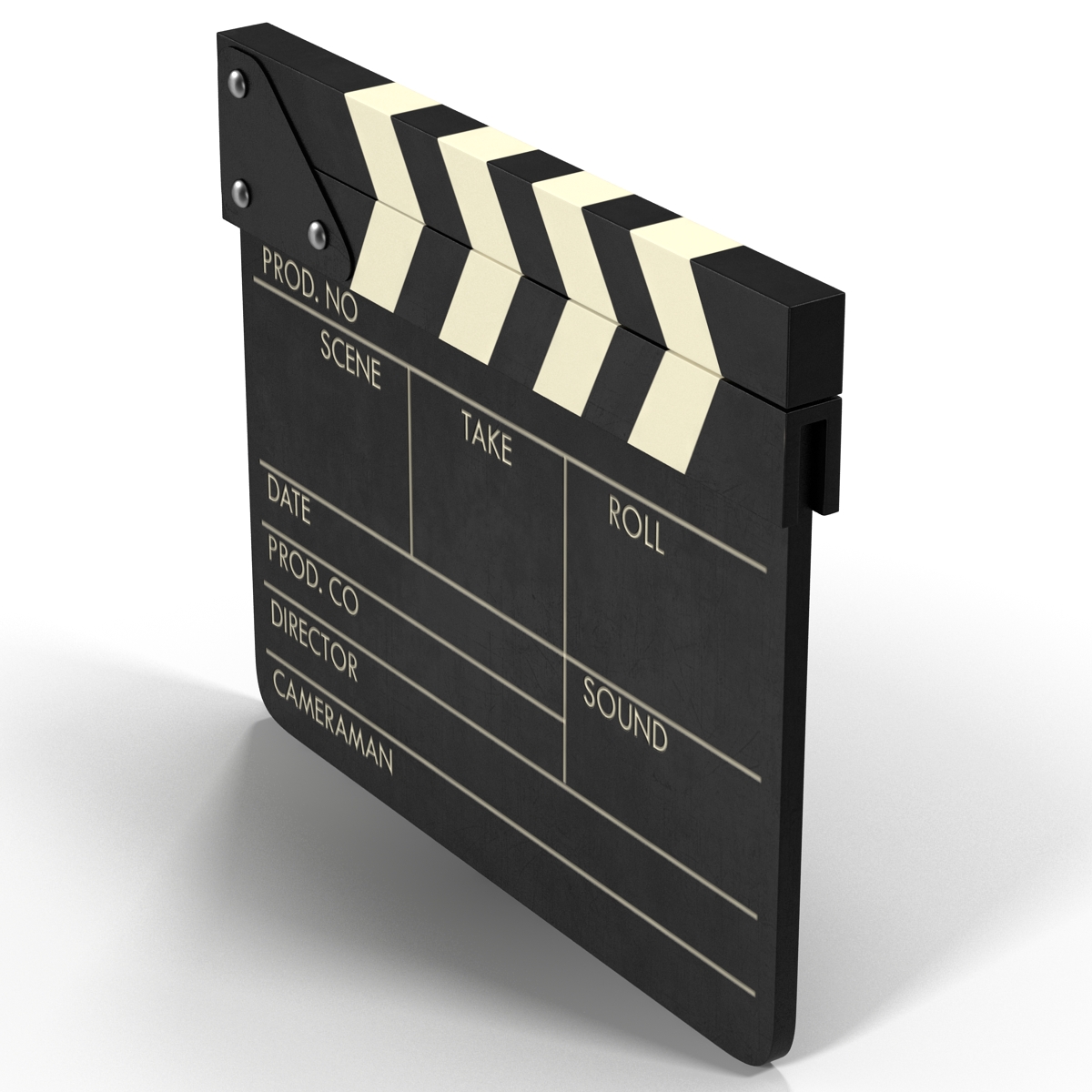 Clapboard 3D model