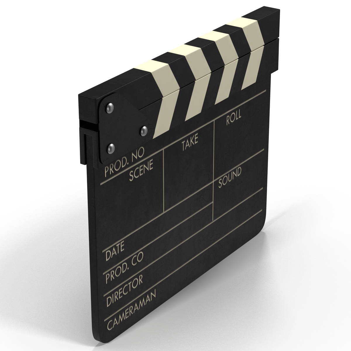 Clapboard 3D model