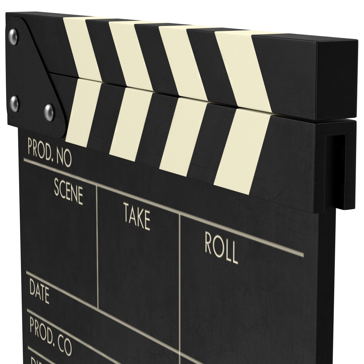 Clapboard 3D model