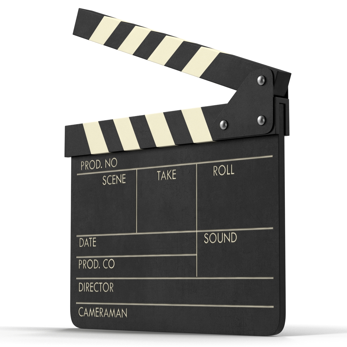 Clapboard 3D model