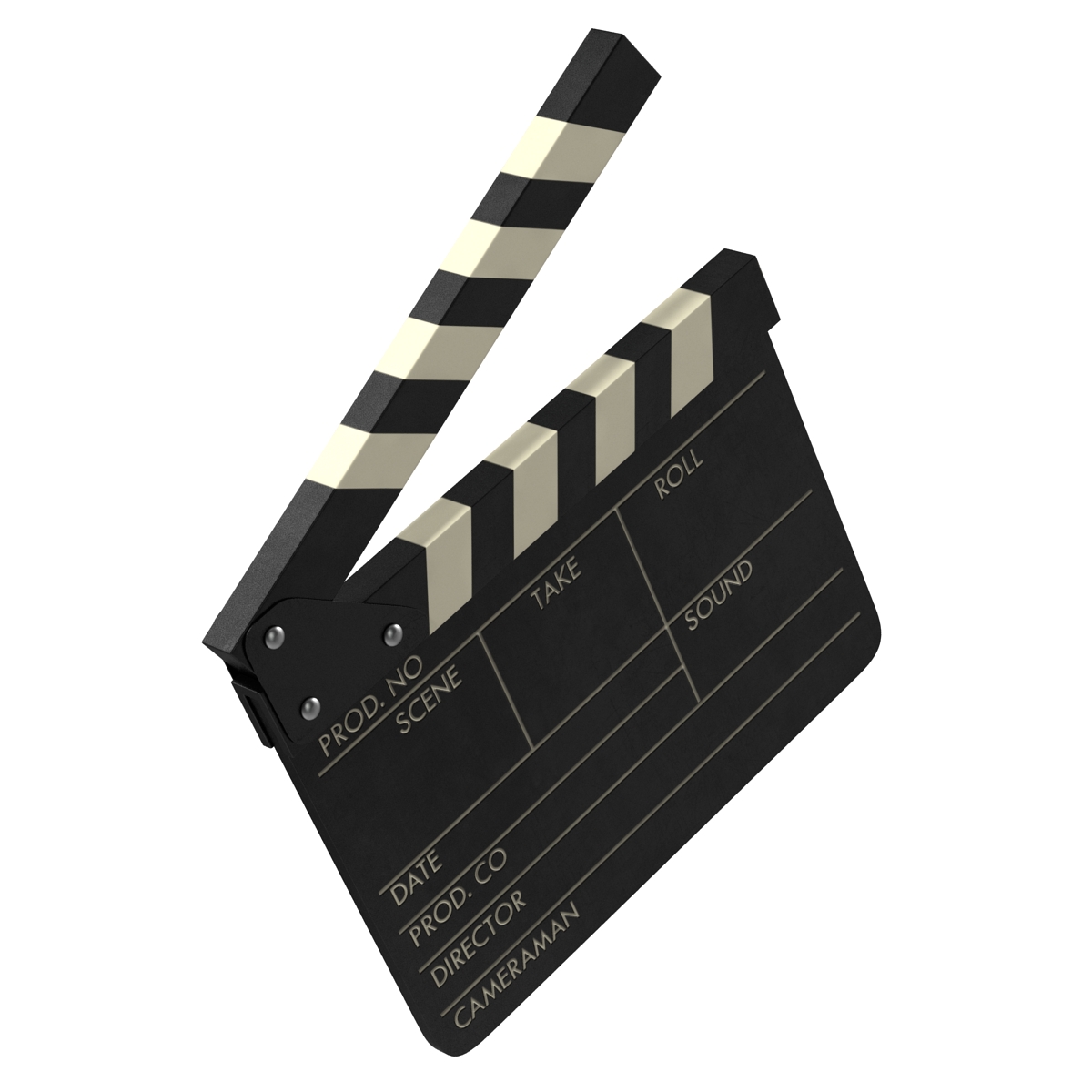 Clapboard 3D model