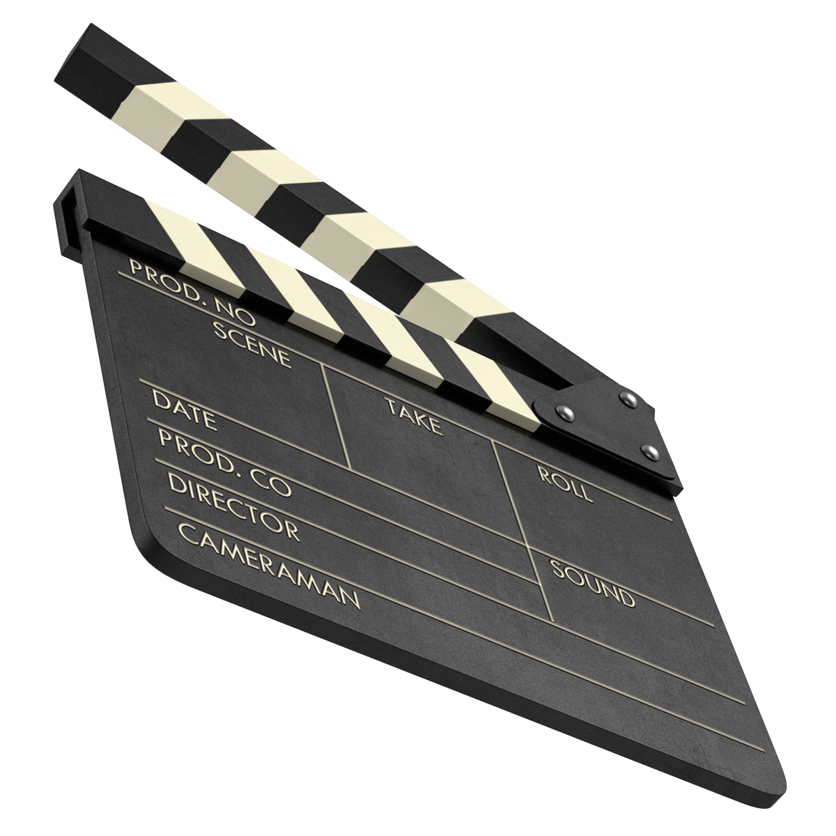 Clapboard 3D model